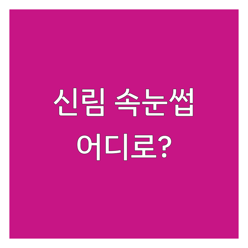 서울 관악구 신림동에서 속눈썹 어디로 갈까? 속눈썹예약 고민 해결! | 뷰티 전문가가 추천하는 BEST 샵