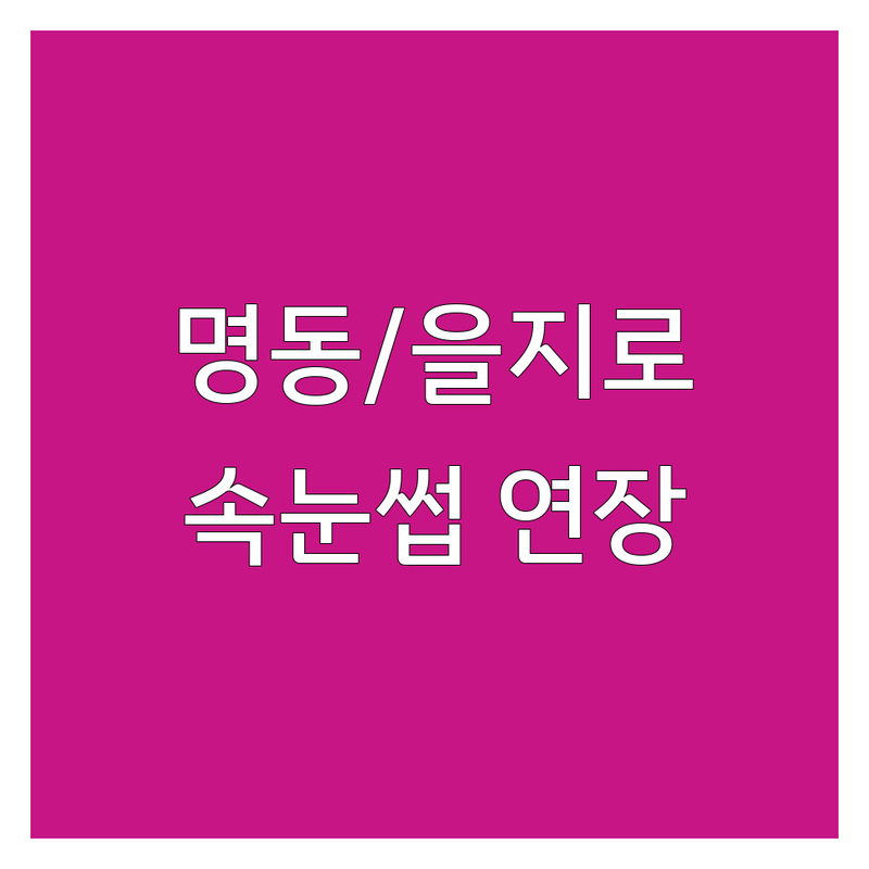 명동, 을지로 속눈썹 연장 펌 저렴한 곳 추천 | 속눈썹살롱 유지력 자연스러움 비용 후기 | 노글루펌 블랙틴팅펌 전문 | 첫 방문 할인 예약 꿀팁